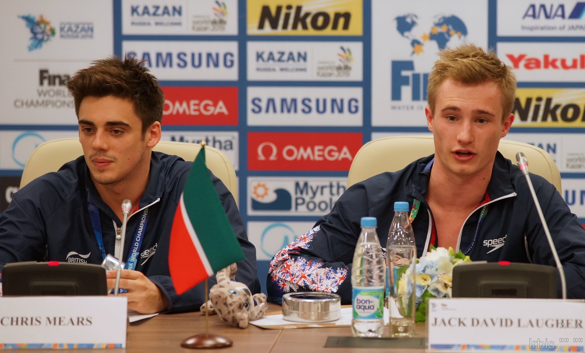 Chris Mears and Jack Laugher